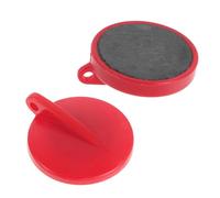 Toyvian 2 Pièces arrêt Magnétique pour Tapis Roulant de Gym Rouge, Interrupteur de Sécurité Léger en Plastique Bouton Rond Large, pour Machine à Courir Domestique