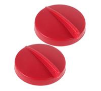 Toyvian 2 Pièces e Sécurité Magnétique pour Tapis Roulant Rouge, Accessoire Plastique Léger Réutilisable, Bouton Large Rond, Interrupteur D'arrêt d'urgence pour Machine de Course