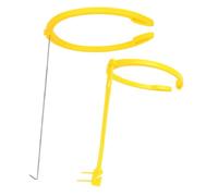 Toyvian 2 Pièces Clip Insemination pour Porcs Support de Fertilisation Acier Inoxydable et Plastique Pratique pour Porcin Évite Reflux Taux de Grossesse