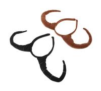 Toyvian 2 Pièces Coiffes déguisement d'halloween animal ears headband accessoire de costume de cosplay Heaves de cosplay Bandeau de carnaval