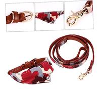 Toyvian 2 Pièces Collier De Traction De Camouflage Étiqueter Réfléchissant Harnais pour Les Petits Chiens Toilettage Sangle De Harnais pour Chien Dehors Chien en Corde avec Clip Mener Cuir
