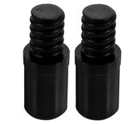 Toyvian 2 pièces Connecteur Embout Adaptateur Manche Balai Fileté Rechange Télescopique pour Balai Serpillère Réparation Pointe Filetée Polyvalente Installation Rapide pour Usage