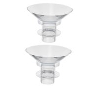 Toyvian 2 Pièces Convertisseur De Tire-lait Pièces De Tire-lait Remplacement Du Tire-lait Insert De Bride En Silicone Inserts De Bride Tire- Lame Portable Gel De Silice