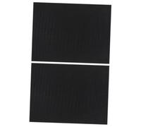 Toyvian 2 Pièces Coussin De Choc pour Aquarium Filtres Éponge Média Filtrant pour Aquarium Tapis en Caoutchouc Fin Tapis De Nivellement pour Aquarium Filtre Éponges Aquarium Mousse Black