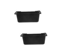 Toyvian 2 Pièces Couvercle intérieur Doublure de Plein air Attraper carnet d'huile Accessoire de Godet à Graisse réutilisable revêtement de bac à Graisse extérieur Gel de silice Noir