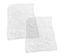 Toyvian 2 Pièces Couvre Plantes Protection Ajustable Insectes Petits Animaux pour Fleurs Pots Filet de Jardin Polyvalent