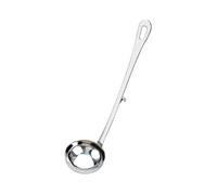 Toyvian 2 pièces Cuillères Acier Inoxydable avec Crochet Longues Poignées Cuillères à Soupe et Passoires pour Fondue Filtre Huile et Bouillon Cuisine Maison et Restauration Lot