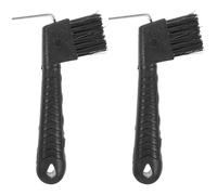 Toyvian 2 pièces Cure-pied Brosse Cheval avec Crochet Renforcé et Poils pour Nettoyage des Sabots et Toilettage Équin Couleur Aléatoire Couleur Aléatoire