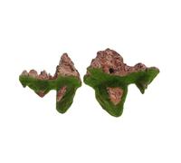 Toyvian 2 Pièces Décor Suspendu pour Aquarium Pierre Flottante avec Texture Ornement Paysage pour Bassin Eau Douce et Habitat Interactif pour Poissons