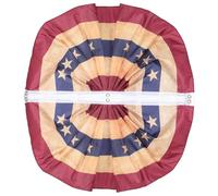 Toyvian 2 pièces Drapeau Américain Fan de Bannières Décoratives pour Décorations de Jardin Patriotiques pour Fête et Événements Américains