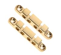 Toyvian 2 pièces Écrou Retenue Cordes Basses Doré Guide Cordes Guitare Basse Fixation Sécurisée Amélioration Sonore Accessoires pour Guitares Basses Électriques