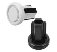 Toyvian 2 Pièces Embout de Crosse de Hockey Glace ABS Blanc pour Joueurs | Prolonge la Durée de Vie, Installation Facile, Résistant à L’usure, pour Hockey Glace et Hockey Gazon