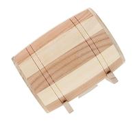 Toyvian 2 Pièces en Bois Tonneau en Bois Banque De Fonds De Voyage Tirelires Uniques Banque D'épargne Caisse D'épargne Cochon Mignon Enfant Plastique Pot Garçon