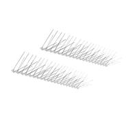 Toyvian 2 Pièces Épine d'oiseau Effrayant des Oiseaux Pointes Anti-Pigeons Anti Bird Spike Garde-Pigeons pour Pigeon Anti Pointe de prévention Base en Plastique PC