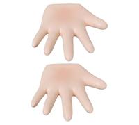 Toyvian 2 Pièces Étagère Murale Main Résine Sculpture Abstraite Mains Décoratives Patères Flottantes pour Salle de Bain Support Mural Pratique pour Rangement et Décoration Intérieure