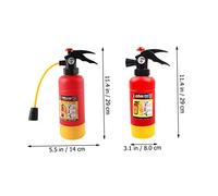 Toyvian 2 Pièces Extincteurs Jouets pour Garçon Fille Pulvérisateurs Eau Jouets été Interactifs pour Garçons et Filles de Fête et Jeux Plein Air