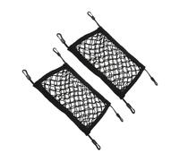 Toyvian 2 Pièces Filet de Rangement Élastique Nylon pour Planche de Surf et Paddleboard Pochette de Pont Pliable et Résistante Pochette Transport Légère Polyvalente avec Crochets Lot