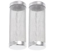 Toyvian 2 Pièces Filtre D'entrée en Acier Inoxydable 304 à Mailles pour | Léger, Facile à Installer Nettoyer, pour Purificateur D’aquarium et Entrée D’eau