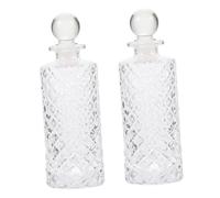 Toyvian 2 pièces Flacons en Verre pour Diffusion d'huiles essentielles Lot de Bouteilles Transparentes pour diffuseur Purification de l'air Décoration Maison Polyvalente et Rangement sûr