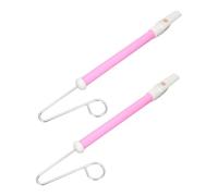 Toyvian 2 pièces Flûte à Coulisse Musicale pour Garçon Fille Instrument et Amusant Lot de Rose Sifflet à Glissière Créatif et Sécurisé pour Jeu et Performance