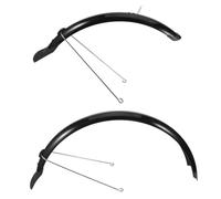 Toyvian 2 Pièces Garde-Boue de Vélo Complet Protection Totale, pour Vélo | PVC Noir, Installation à Dégagement Rapide, pour Déplacements Quotidiens et Longs Parcours, sans Gêner Freins