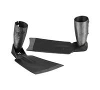 Toyvian 2 Pièces Garden Hoe Heavy Duty Agricultural Digging Tool Ergonomic Handle for Soil Loosening and Weeding Suitable for Vegetable and Flower Gardening