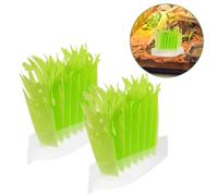 Toyvian 2 pièces Humidificateur pour Terrarium Reptile Décor Plantes Simulées à Absorption Eau Brumisateur Silencieux Écologique pour Cage Reptiles et Boîte Tortue