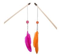 Toyvian 2 Pièces Interactivité pour Long Pendants Colorés Accessoires de Jeu pour Stimulez Exercice