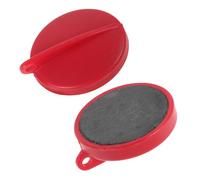 Toyvian 2 Pièces Interrupteur de Sécurité Magnétique Rouge pour Tapis Roulant, Accessoire Léger en Plastique, Bouton Large Rond, Arrêt d'urgence pour Machine à Rouler