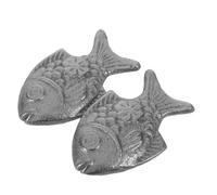 Toyvian 2 Pièces Iron Fish Cooking Tool Cast Iron Vegan Anemia Supplement For Pregnancy And Athletes Multipurpose Fish-shaped For Stewing Boiling And Brewing