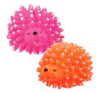 Toyvian 2 pièces Jouets à Mâcher pour Chiens et Chats Hérisson Latex Sonore Résistant Aux Morsures Nettoie Dents Amusant et Interactif Adapté Petits et Moyens Animaux de Couleur Aléatoire