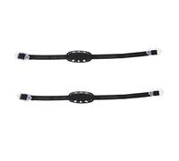 Toyvian 2 Pièces jugulaire du casque remplacement casque de chantier mentonnières pour chapeaux Bretelles dur jugulaire universelle pour casque Sangle de menton de casque polyester Noir