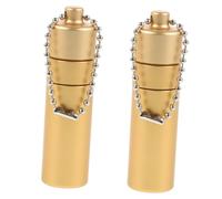 Toyvian 2 Pièces Lampe à Portable pour Camping Chauffage Inoxydable pour Activités de Plein Air Réchaud Mini Pratique pour Randonnée et Pique
