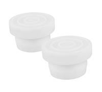 Toyvian 2 pièces Lot de Bouchons Caoutchouc pour Échelle de Piscine Enterrée Protections Robustes et Durables pour Sécurisées Aux Échelles sous- Finition Blanche Élégante