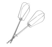 Toyvian 2 pièces Lot de Fouets Batteurs Acier Inoxydable pour Batteur à Main Accessoires de Remplacement pour Blending et Pâtisserie Outils de Cuisine Faciles à Fixer et Réutilisable