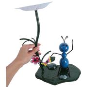 Toyvian 2 Pièces Mangeoires à Oiseaux Miniatures Décoratives pour Jardin et Pelouse Ornements Uniques pour Patio et Balcon Lot de Colorées pour Amateurs de Nature et Observation des