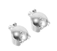 Toyvian 2 Pièces Metal Candle Extinguisher Snuffer Ring Automatic Wax Flame Put Out Tool for Home and Events