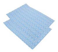 Toyvian 2 pièces Mini Doll House Wall Stickers Peel and Stick Wallpaper Accessories for Living and Bedroom Decoration