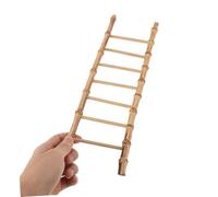 Toyvian 2 Pièces Miniature Dollhouse Ladder Small Vintage Model for DIY Garden Ornament and Tiny Furniture Accessories