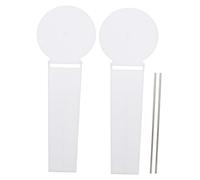 Toyvian 2 pièces Modèle Cadran Solaire Scientifique Horloge Solaire Plastique Portable pour Études Géographiques et Expériences Naturelles Outil Pédagogique pour Débutants et Étudiants