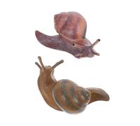 Toyvian 2 Pièces Modèle D'escargot Jouets Figure D'escargot Jouet Escargot Figurines d'animaux De Simulation Décoration D'escargot De Simulation Enfant Plastique Poupée Artificiel