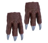 Toyvian 2 pièces Moufles Griffe Dinosaure pour Garçon Fille Modèle Patte de Velociraptor Accessoire Cosplay pour Fête et Déguisement de Matériaux Sûrs et Amusants