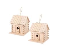 Toyvian 2 Pièces Oiseau de Nichoirs Artificiels pour Décoration Jardin Abri pour Petits Oiseaux