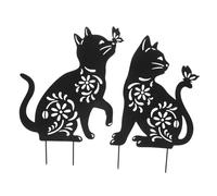Toyvian 2 Pièces Piquets de Jardin pour de Décorations Extérieures Ornements de Pelouse pour Aménager Votre Espace avec Style