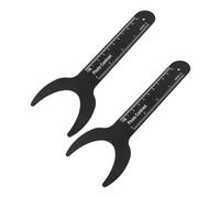 Toyvian 2 pièces Plaques de Fond Photo Dentaire Intra-orale Noires Arrière-Plan Contrasté Anti-Ombres Résistant Haute Température pour Imagerie Orthodontique et Documentation Médicale