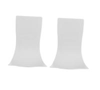 Toyvian 2 pièces Plateaux Muraux Anti-Goutte Abs Blanc Bac de Récupération pour Savon Liquide Plateau Pratique pour Salle de Bain et Buanderie Facile à Installer et Nettoyer