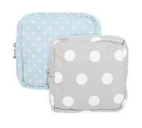 Toyvian 2 Pièces Pochette à Pois pour Serviettes Hygiéniques Portable en | Légère et Chic, Format Compact pour Femmes et Adolescentes, Facile à Emporter Partout au Quotidien