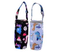 Toyvian 2 Pièces Pochette Isotherme pour Biberon Housse Thermique pour Lait et Repas Enfant Housse de Protection pour Biberons