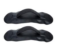 Toyvian 2 Pièces Poignée de Kayak Latérale en Cuir Noir | Remplacement pour Canoë et Bateau, Sangle Tissée Légère, Prise Confortable, Usage Transport et Location