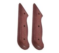 Toyvian 2 pièces Poignée de Remplacement Bois pour Couteau de Cuisine Accessoire Ergonomique pour Réparation et DIY Manche Antidérapant Compatible Multi-usage